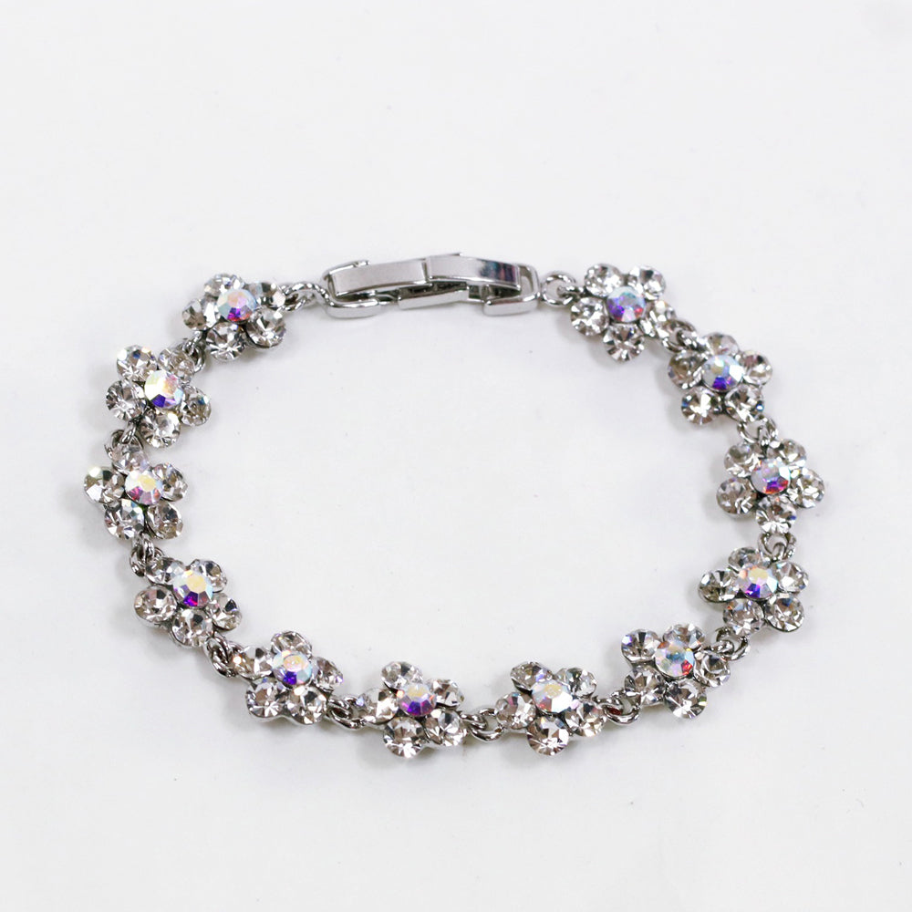 BNP Jewelry Flower Earring Bracelet SET K-Jewelry Korean Style Celebrity Jewelry SET