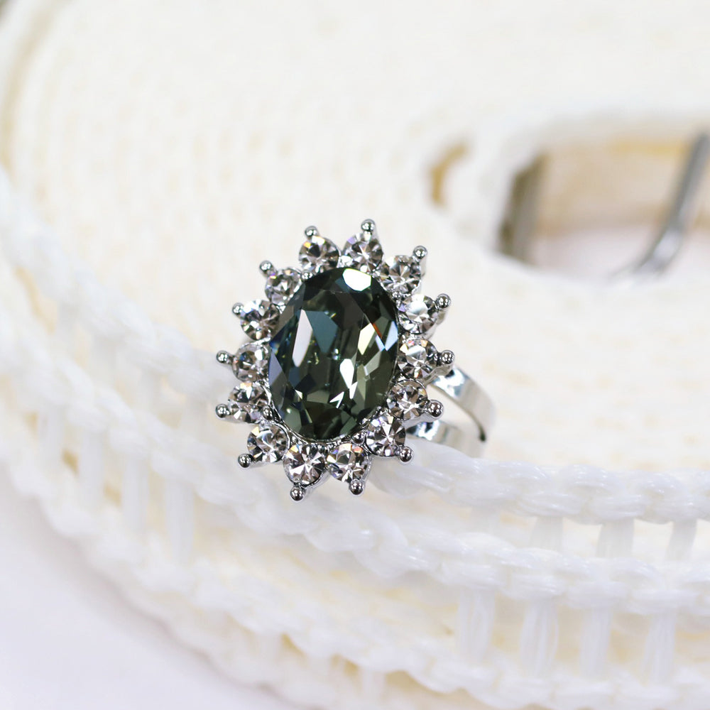 BNP Jewelry Oval Shape Ring Free Size Ring K-Wedding Rings K-Women Jewelry Made in Korea Classic European Style