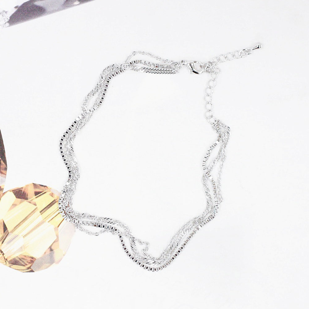 BNP Jewelry K-Fashion Anklet Seoul Style Jewelry Bold Chain K-Beauty Accessories Made in Korea