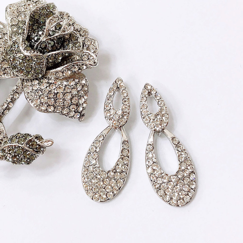 BNP Jewelry Korean Design Drop Earrings K-Wedding Jewelry K-Drama Fashion Earrings Made in Korea