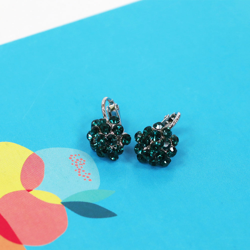BNP Jewelry Clip Earrings K-Celebrity Flower Style Wedding Earring Made in Korea