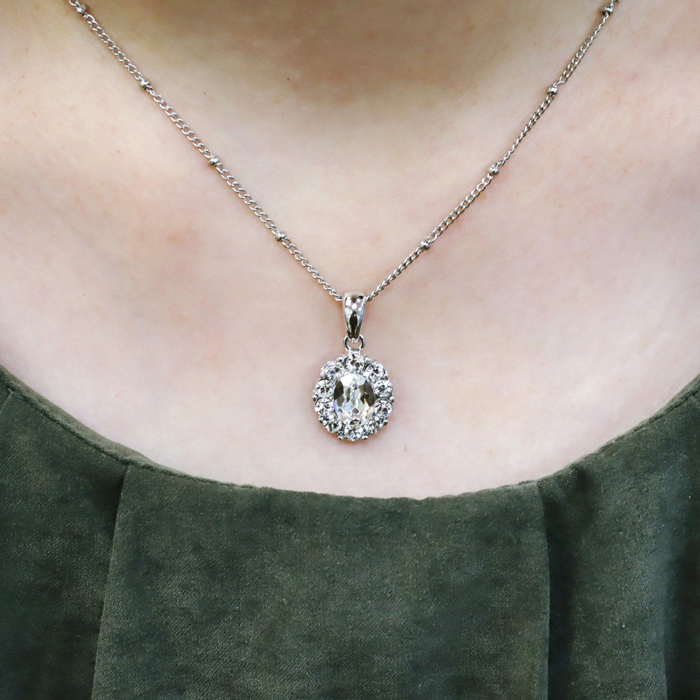 BNP Jewelry Classic Style Mini Oval Earrings Jewelry SET Wedding Dress Party Christmas Fashion Korean Design