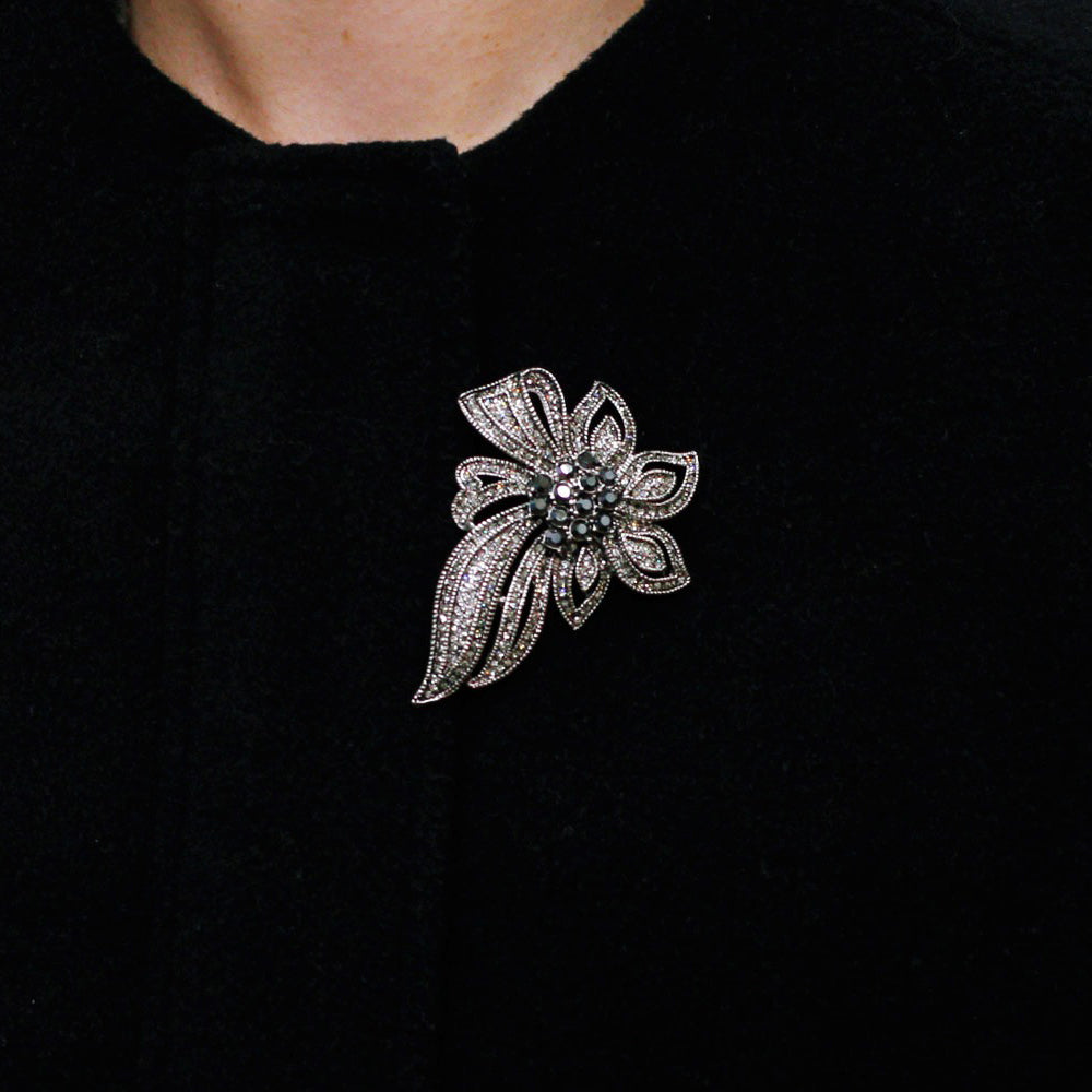 BNP Jewelry Big Flower Brooch Coat Luxury K Fashion Big Accessories K-Women Style