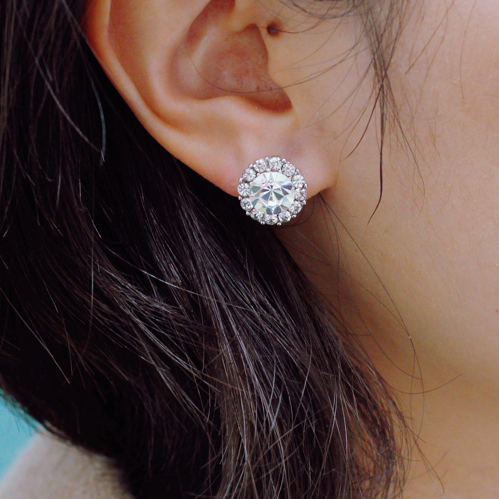 BNP Jewelry Korean Fashion Earring Wedding Jewelry K-Drama Accessories Korean Design Big Point Earrings