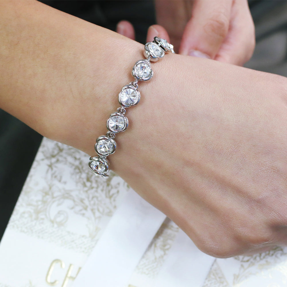 BNP Jewelry Luxury Flower Bracelet Party K-Design Winter Fashion Style Bracelet Made in Korea