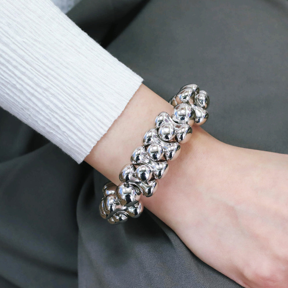 BNP Jewelry Unique Big Bold Free-size CCB Cool Fashion Women Bracelet Arm Cuff