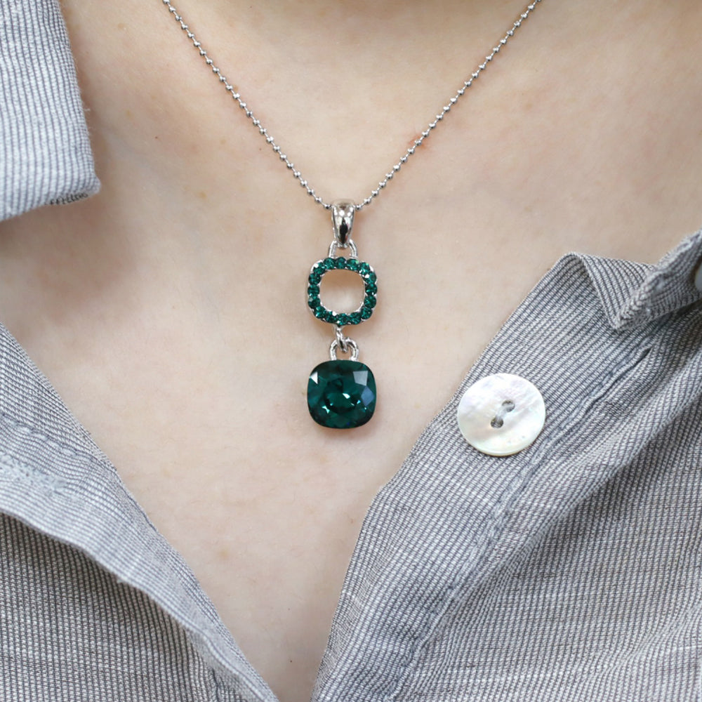 BNP Jewelry Square Necklace Drop Pendant K fashion Jewelry Girlfriend Gift Korea Design Made in Korea