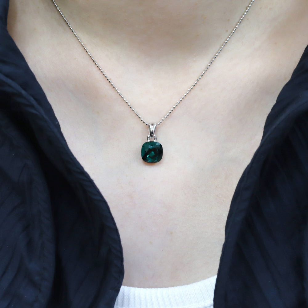 BNP Jewelry Square Necklace Earring SET Seoul Fashion Jewelry Made in Korea Classic Style K-idol Style