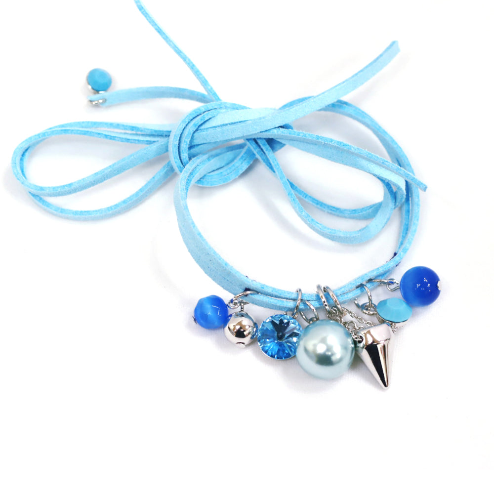 BNP Jewelry Unique Style Beads Crystal Suede Bracelet K-Trendy Fashion Jewelry