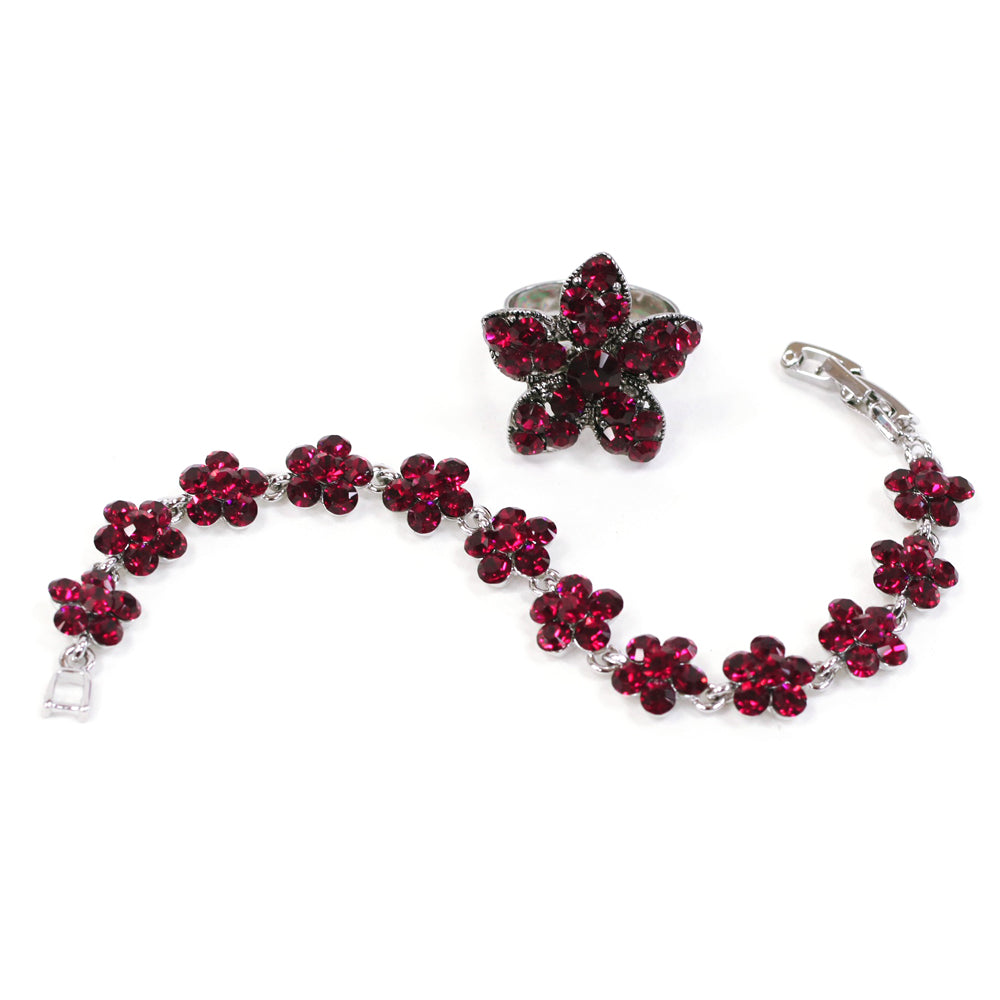 BNP Jewelry Flower Bracelet Trendy Seoul Fashion Chain Bracelets Korean Design Luxury High Quality Made in Korea