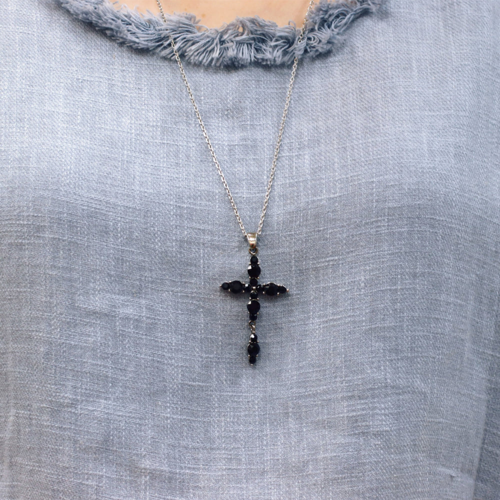 BNP Jewelry Cross Necklace K Jewelry Korean Ladies Fashion Long Chain Necklace Made in Korea