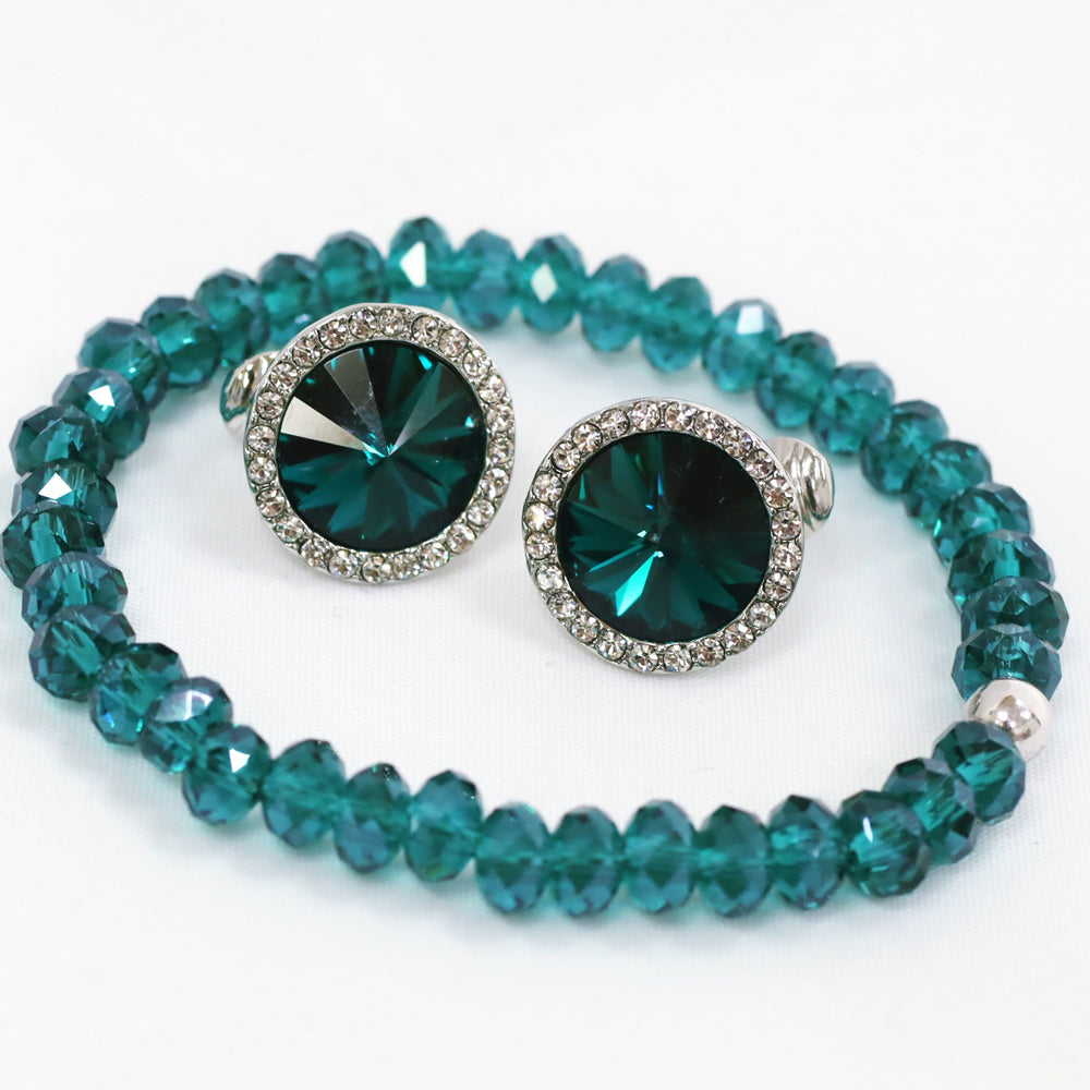 BNP Jewelry Crystal Non Piercing Clip Earrings Wedding Party Dress Meeting Korean Design