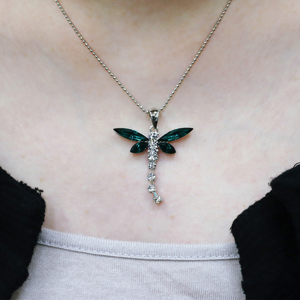 BNP Jewelry Butterfly Pendant Necklace Metal Chain Korea High Quality Seoul Trendy Fashion