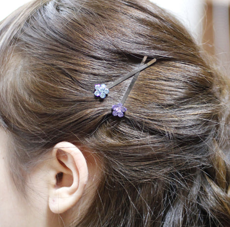 BNP Jewelry Cute Flower Hair Pin Bling Lovely Style Korean Celebrities Hair Accessories