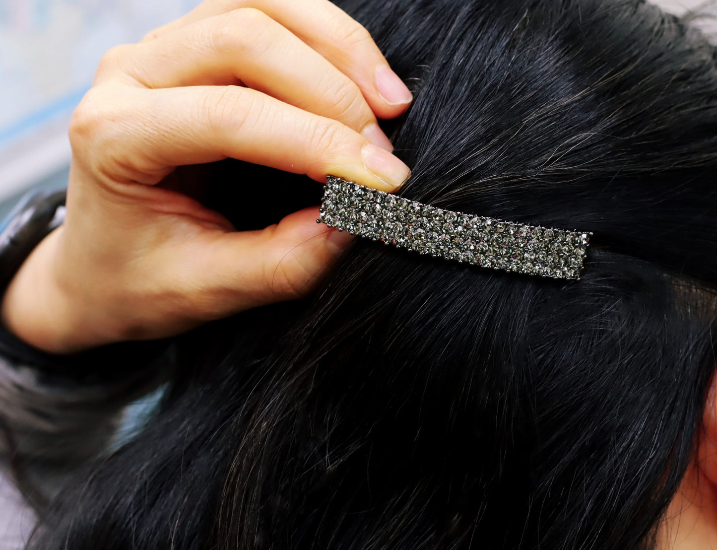 BNP Jewelry Big Square Hair Pin Long Hair Style Craw Korean Celebrities Hair Accessories