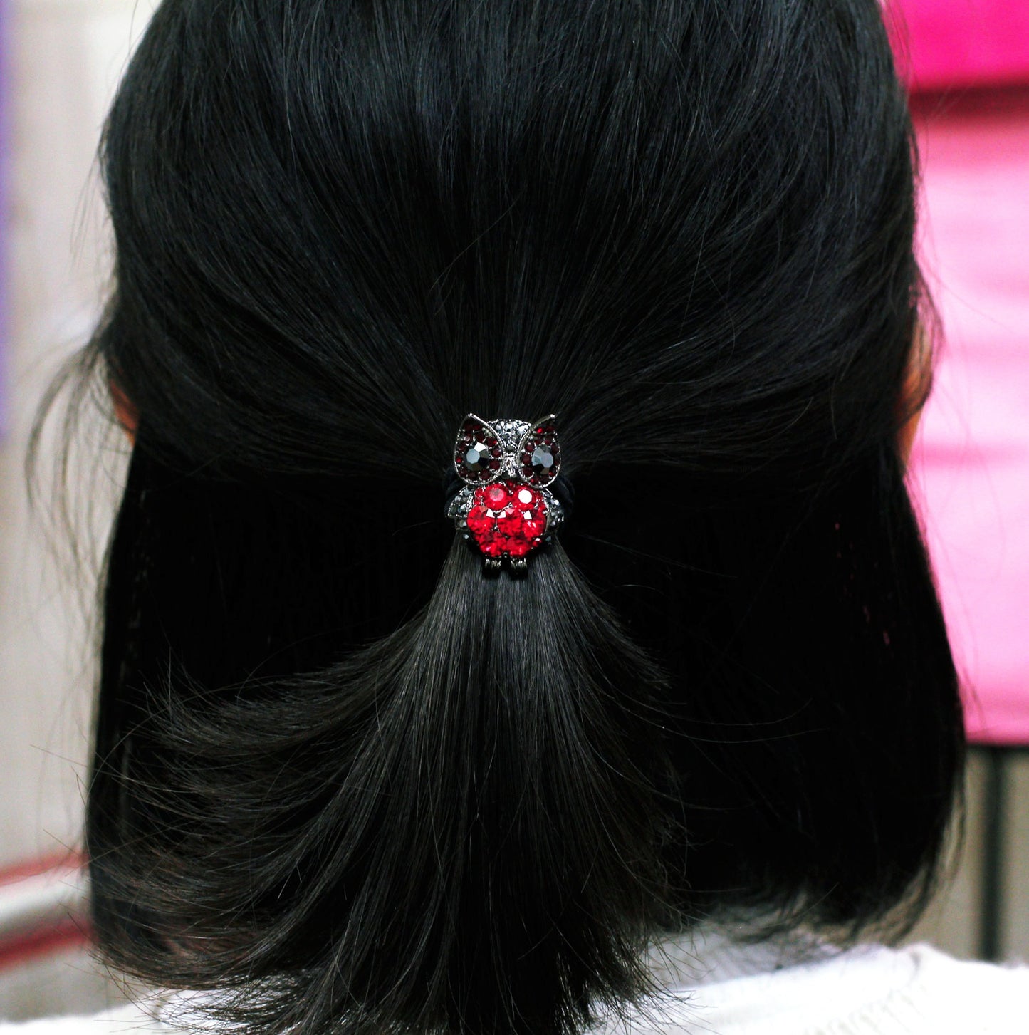 BNP Jewelry Cute OWL Ponytail Hair Jewelry K-Drama Style Korean Design Hair Accessories Made in Korea