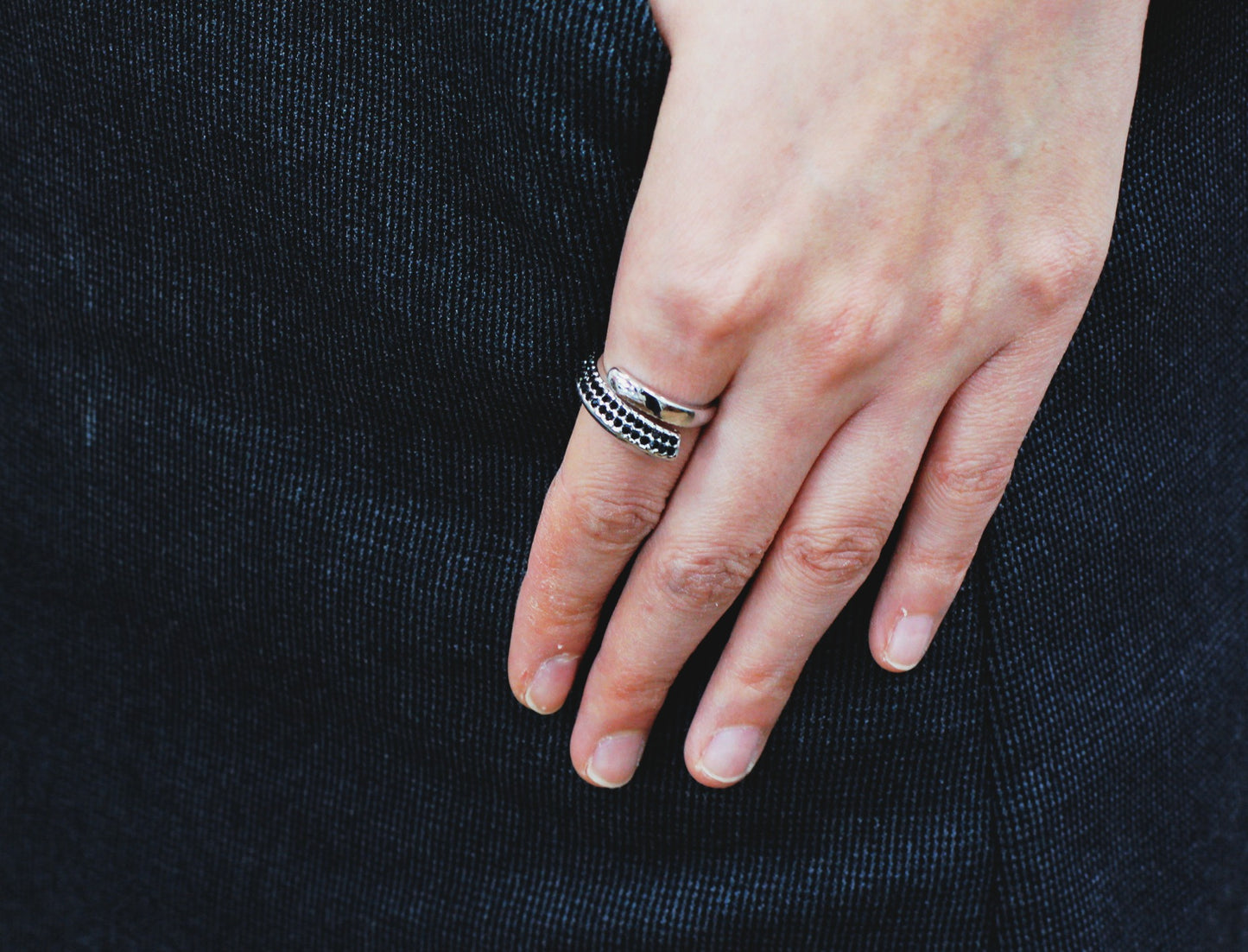 BNP Jewelry Wide Brass Ring Free Size Ring K Jewelry K Trendy Ring K POP Ring Made In Korea