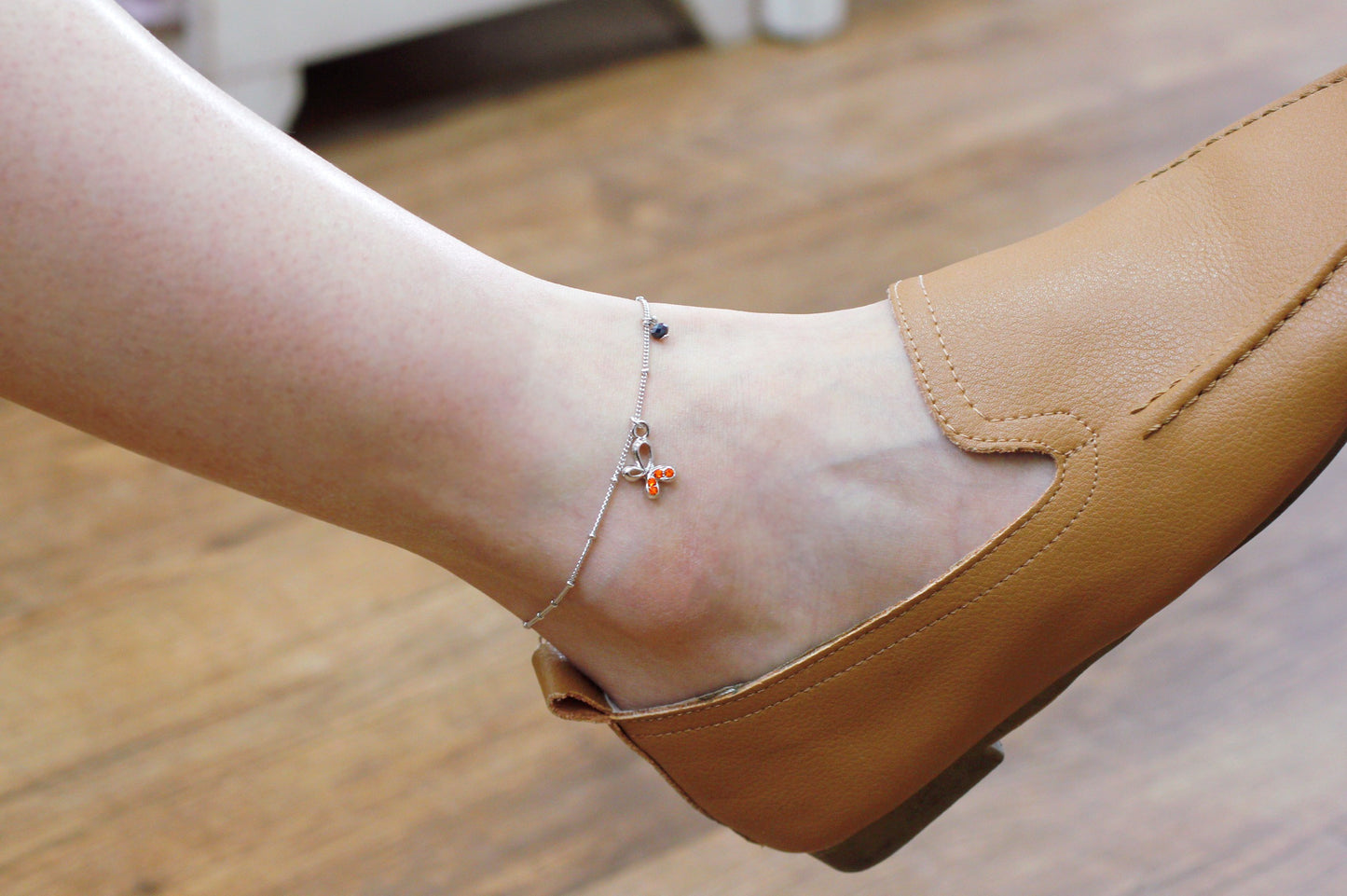 BNP Jewelry K-IDOL Anklet Accessories Butterfly Anklet Fashions Adjustable Layered Summer Beach Foot Chain