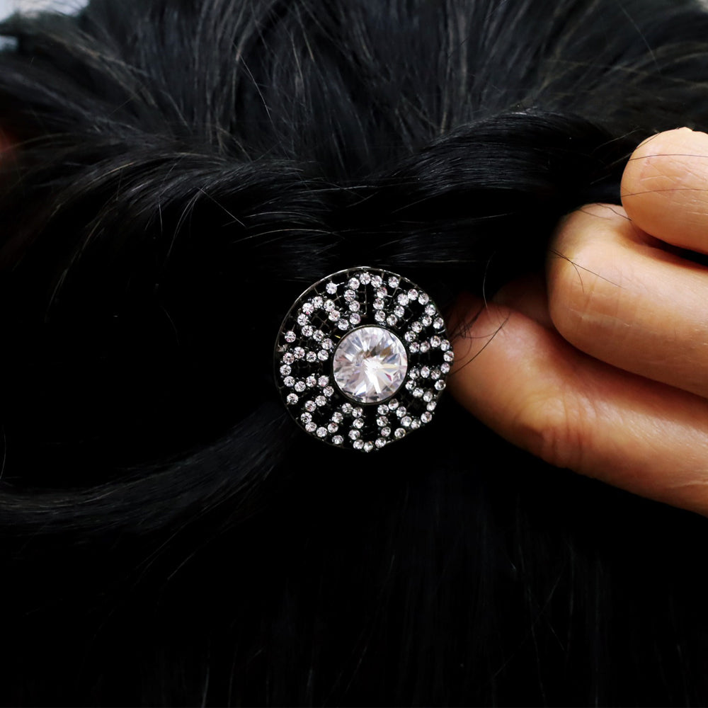 BNP Jewelry Luxury Ponytail Circle Hair Tie Long Hair Jewelry Korean Design Hair Pony Accessories Made in Korea