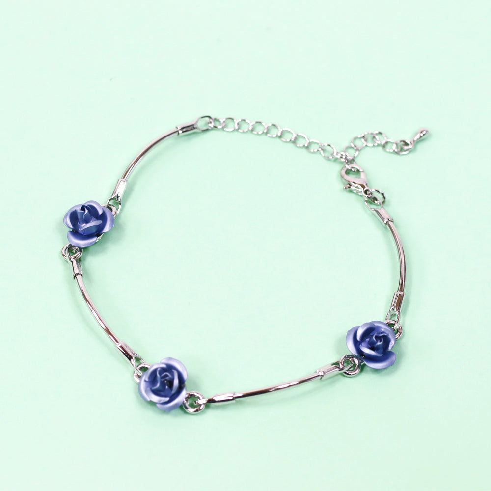 BNP Rose Flower Charm Chain Bracelet Summer Jewelry Kpop Demon Hunters Fashion Item