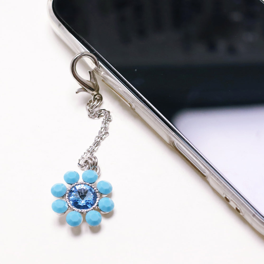 BNP Jewelry Korean Style Flower Point Keyring Chain Bag Charm Women Accessories