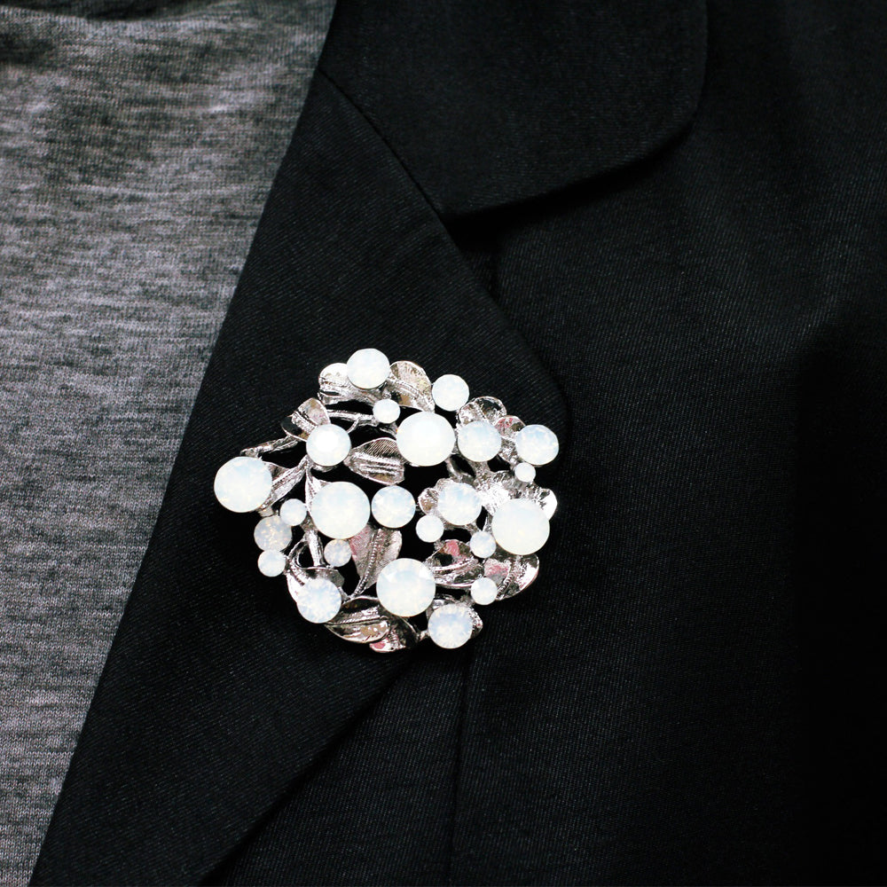 BNP Jewelry Big Flower Brooch Coat Winter Luxury K Fashion Big Accessories K-Women Style