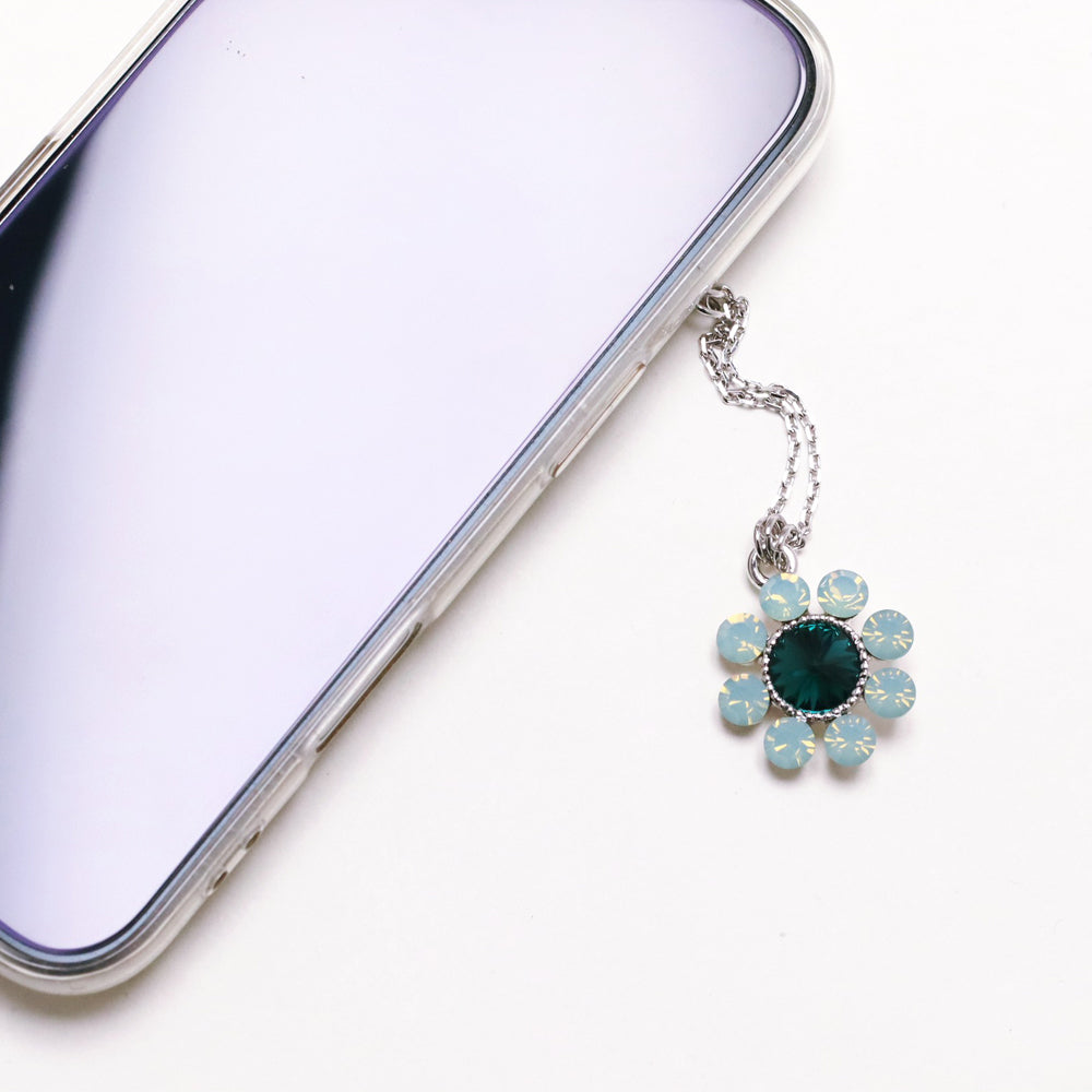 BNP Jewelry Korean Style Flower Point Keyring Chain Bag Charm Women Accessories