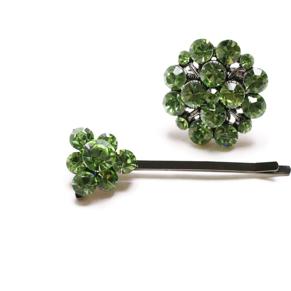 BNP Jewelry Flower Hair Pin Colorful Long Hair Clips Korean Girl Fashion Accessories