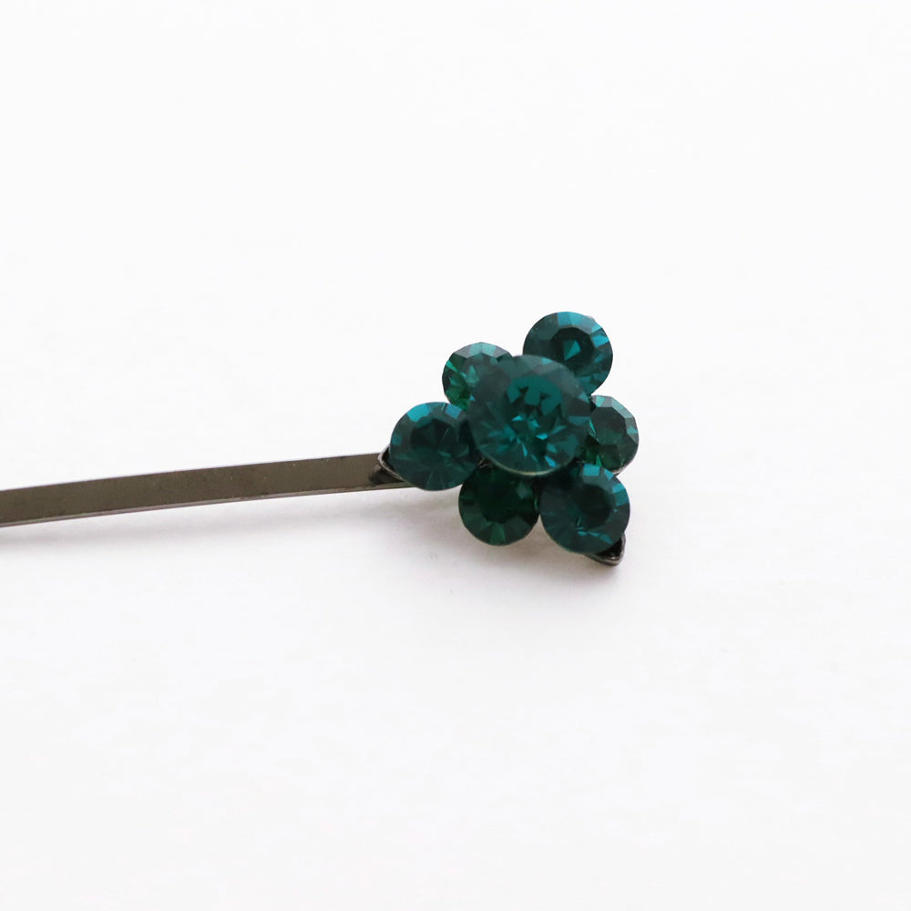 BNP Jewelry Flower Hair Pin Colorful Long Hair Clips Korean Girl Fashion Accessories