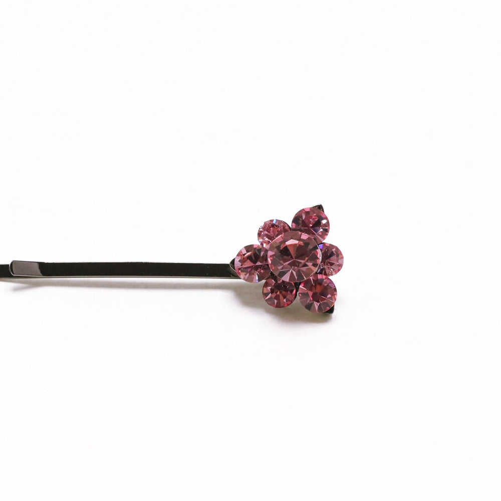 BNP Jewelry Flower Hair Pin Colorful Long Hair Clips Korean Girl Fashion Accessories