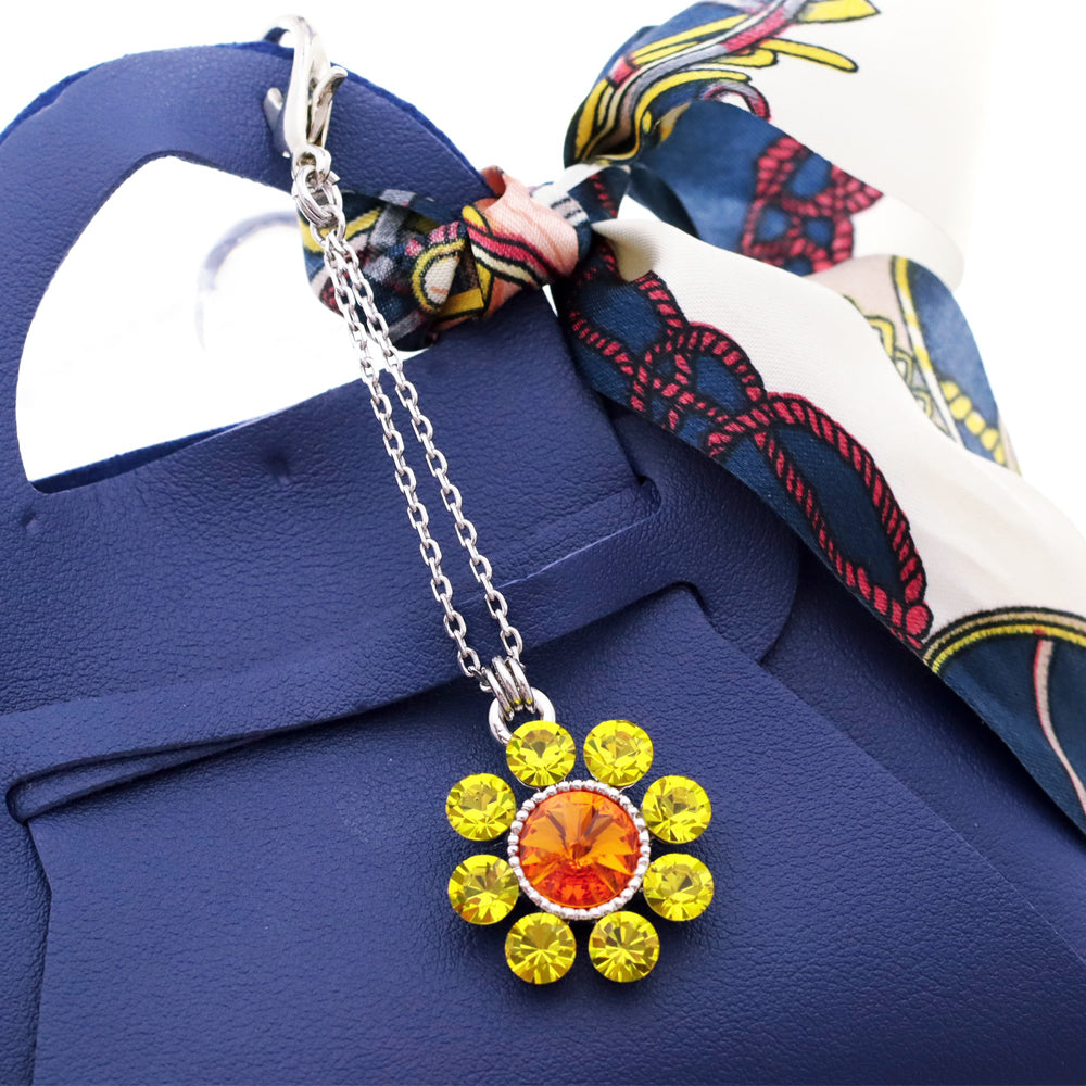 BNP Jewelry Korean Style Flower Point Keyring Chain Bag Charm Women Accessories