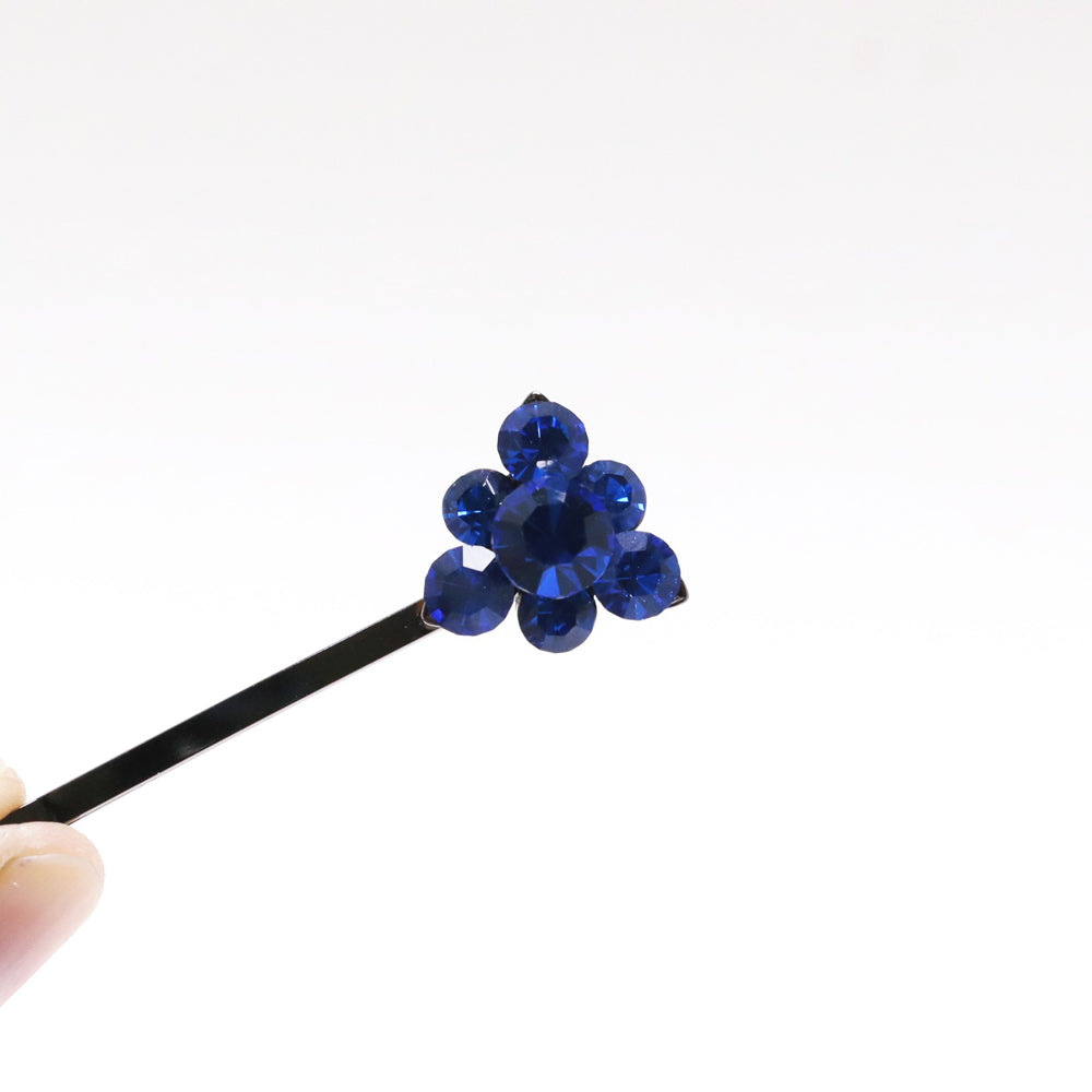 BNP Jewelry Flower Hair Pin Colorful Long Hair Clips Korean Girl Fashion Accessories
