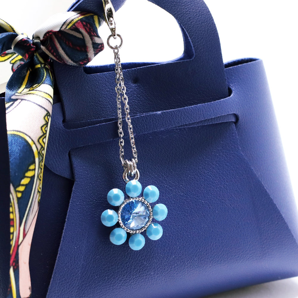 BNP Jewelry Korean Style Flower Point Keyring Chain Bag Charm Women Accessories