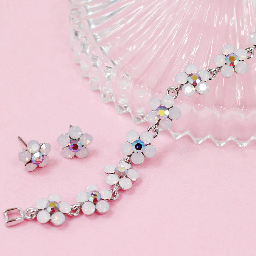 BNP Jewelry Flower Bracelet Trendy Seoul Fashion Chain Bracelets Korean Design Luxury High Quality Made in Korea