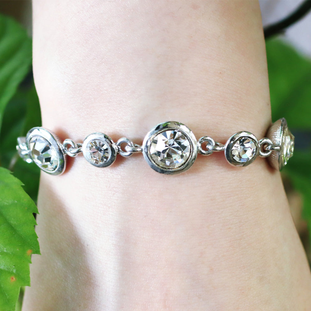 BNP Jewelry Luxury Austrian Crystal Bracelet K-Design Fashion Style Bracelet Made in Korea