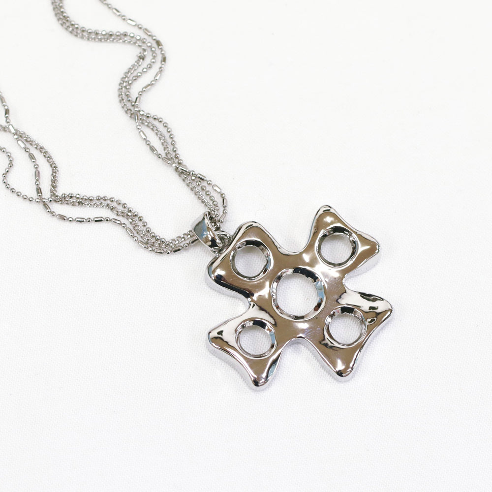 BNP Jewelry Big Cross Pendant Necklace K-Design Korean Fashion Long Chain Christmas Jesus