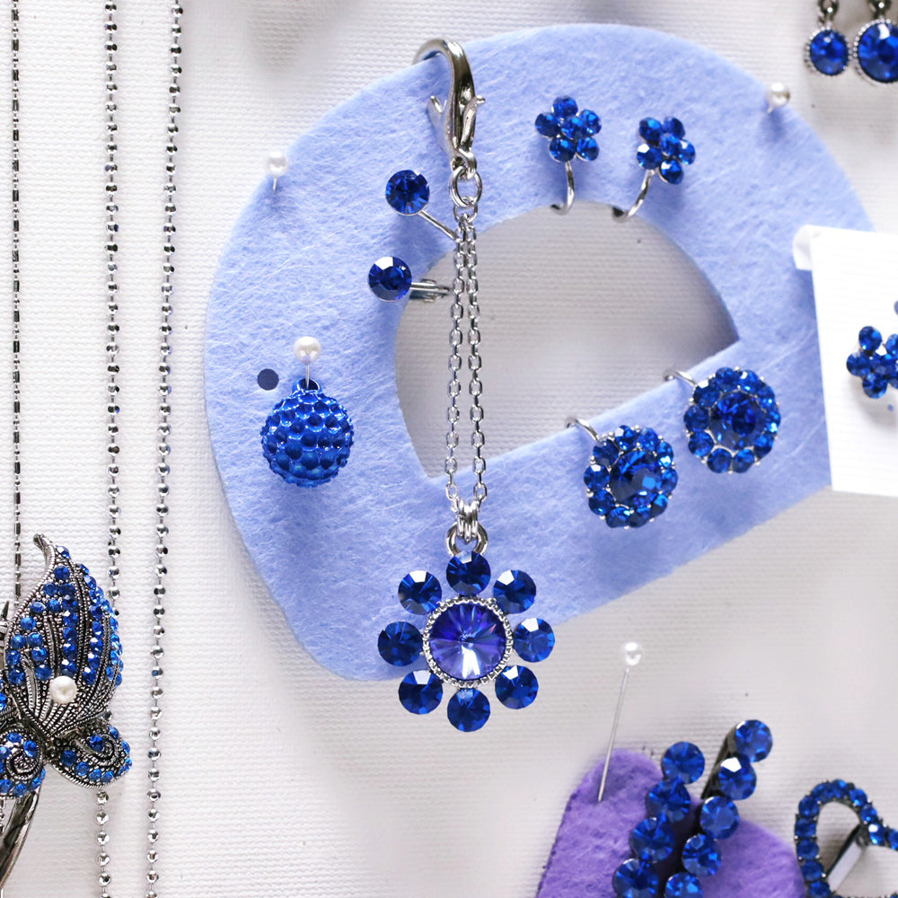 BNP Jewelry Korean Style Flower Point Keyring Chain Bag Charm Women Accessories