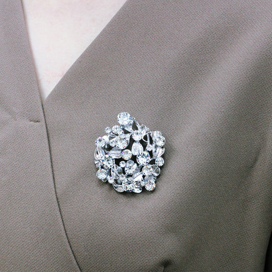 BNP Jewelry Big Flower Brooch Coat Winter Luxury K Fashion Big Accessories K-Women Style