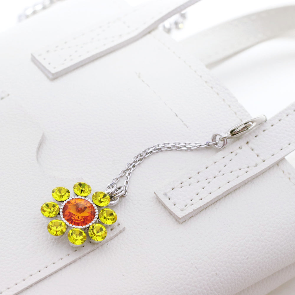 BNP Jewelry Korean Style Flower Point Keyring Chain Bag Charm Women Accessories
