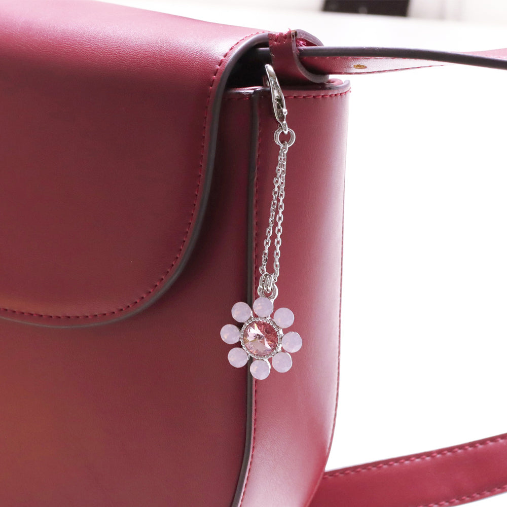 BNP Jewelry Korean Style Flower Point Keyring Chain Bag Charm Women Accessories