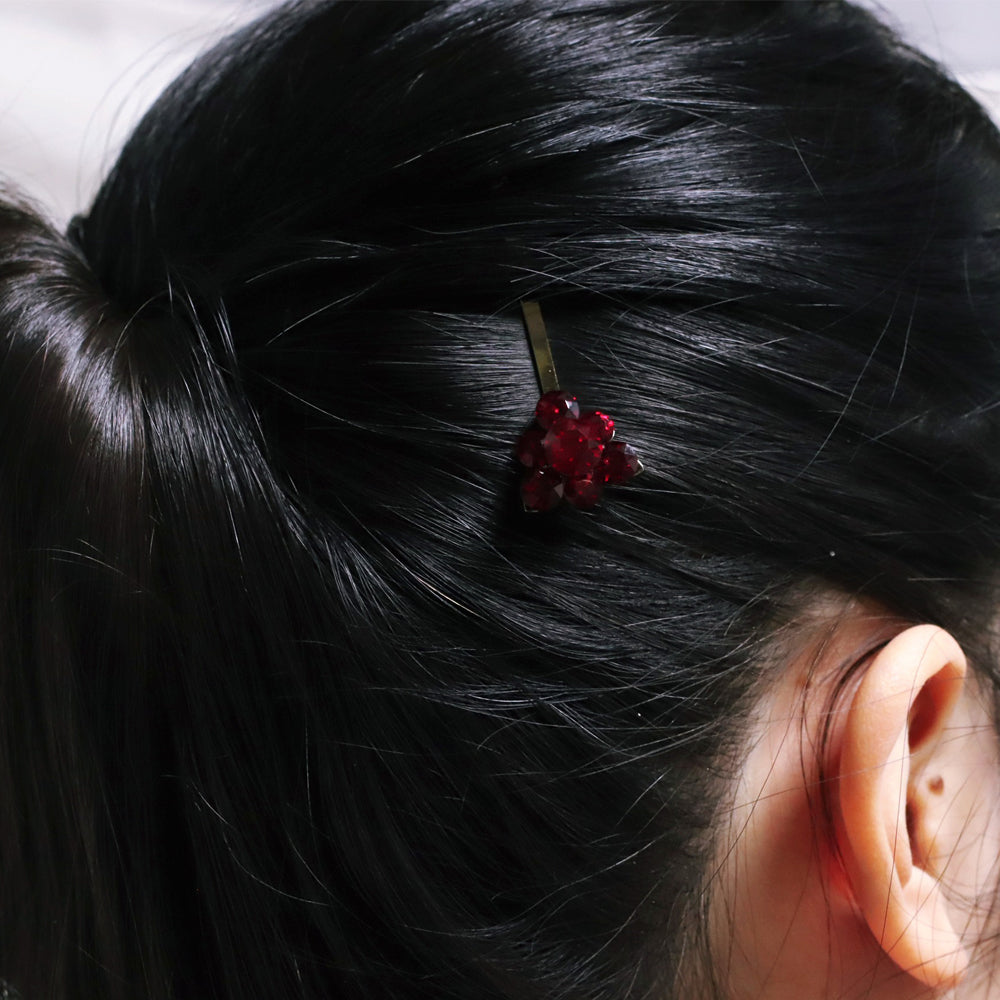 BNP Jewelry Flower Hair Pin Colorful Long Hair Clips Korean Girl Fashion Accessories