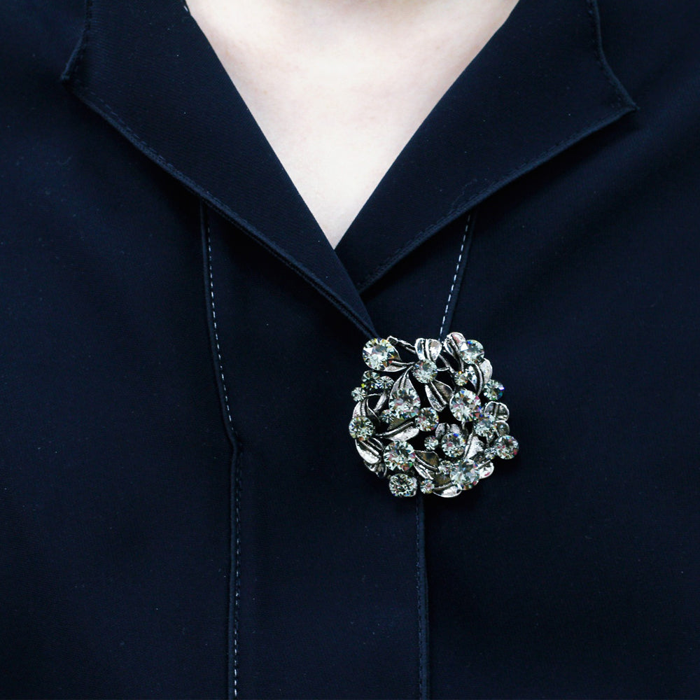 BNP Jewelry Big Flower Brooch Coat Winter Luxury K Fashion Big Accessories K-Women Style