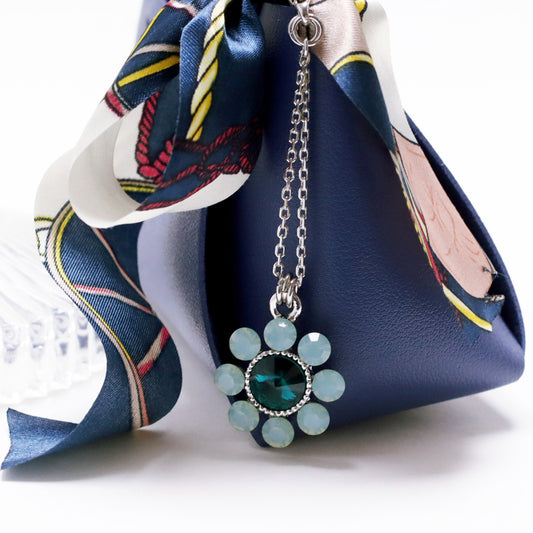 BNP Jewelry Korean Style Flower Point Keyring Chain Bag Charm Women Accessories